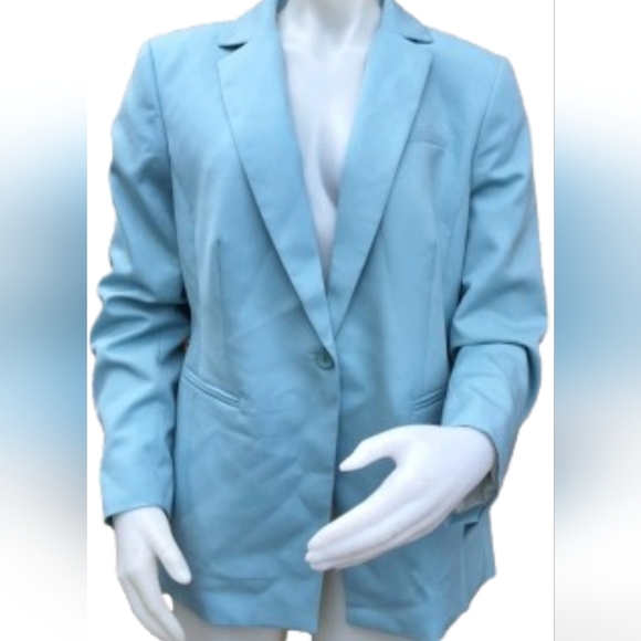 Pendleton Baby Blue Wool Vintage Lined Blazer 14 NWT - Picture 4 of 14
